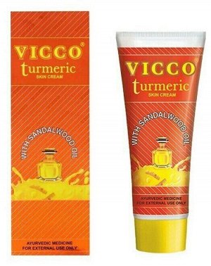 Vicco Turmeric Skin Cream with sandalwood oil / Викко Крем Для Кожи с Куркумой 15гр.