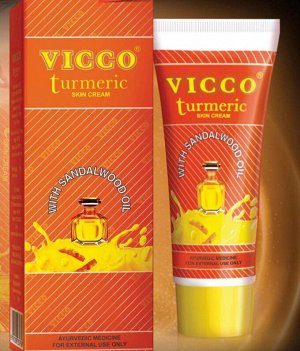 Vicco Turmeric Skin Cream / Викко Крем Для Кожи с Куркумой 30гр.