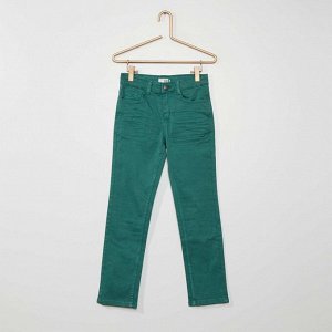 Узкие брюки из твила Eco-conception - голубой