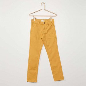 Узкие брюки из твила Eco-conception - бежевый