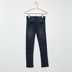 Облегающие джинсы - синий черный