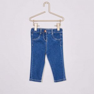 Узкие джинсы стретч Eco-conception - голубой