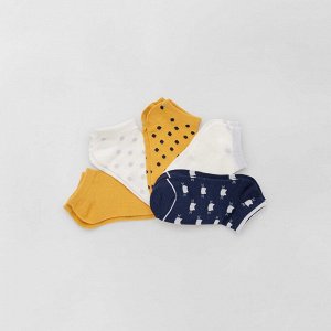 Комплект из 5 пар носков Eco-conception - желтый