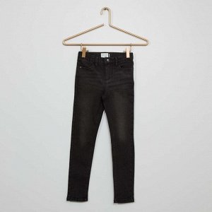 Очень облегающие джинсы для детей худого телосложения - черный