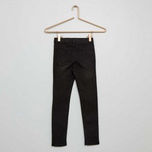 Очень облегающие джинсы для детей худого телосложения - черный