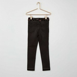Эластичные джинсы из экологически чистого денима - черный