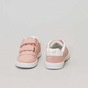 Кроссовки на липучках - розовый