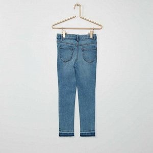 Эластичные джинсы из экологически чистого денима - голубой