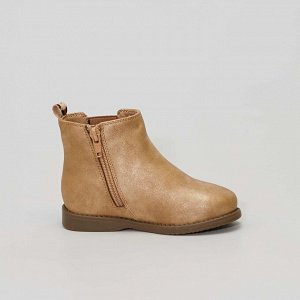 Ботинки в стиле челси - коричневый
