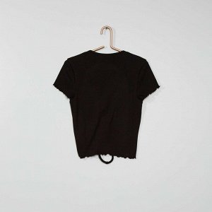 Трикотажная футболка - черный
