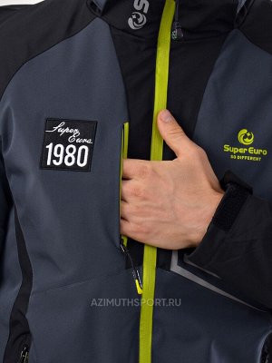 Мужская куртка Super Euro 7802-М07 Темно-серый