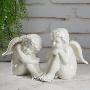 Набор декоративных фигурок Ангелы Равенны 16-17 см, 2 шт (Boltze)