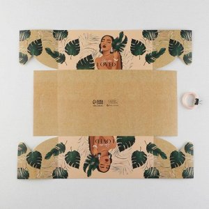 Коробка для капкейка «Дикая», 23 x 16 x 10 см
