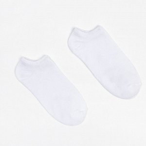 Носки женские укороченные MINAKU: Premium, цвет белый, размер 38-40 (25 см)