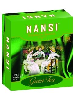Чай Нанси пакет. зеленый чай 100 пак. * 24