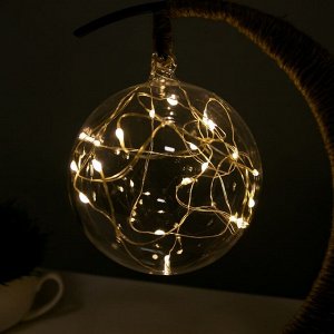 Фигурка световая RISALUX «Луна», LED-ночник, USB, чёрный, 24x10x29 см