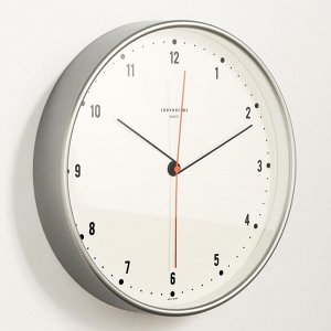 Часы настенные круглые "Классика", белый обод, 30х30 см, в ассортименте