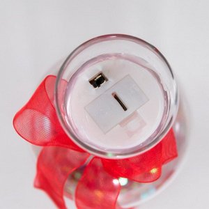 Ночник "Мишка с сердцем" LED от батареек LR44 6,5х6,5х13 см