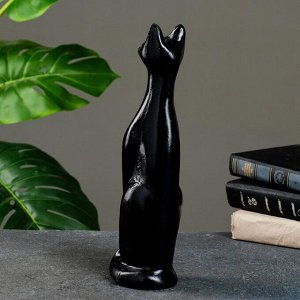 Хорошие сувениры Фигура &quot;Кошка Египетская №1&quot; малая черная глянцевая 10х10х31см