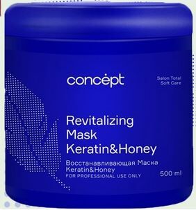 Концепт Восстанавливающая маска мед Keratin&Honey, 500 мл Сoncept