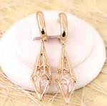Серьги позолота  H01-10238