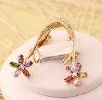 Серьги позолота H01-10004