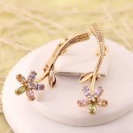 Серьги позолота H01-10139