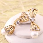 Серьги позолота H01-10201