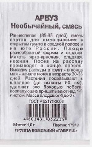 Арбуз Необычайный ч/б (Код: 81416)
