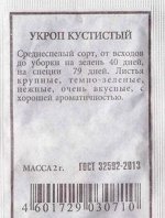 Укроп Кустистый ч/б (Код: 81296)