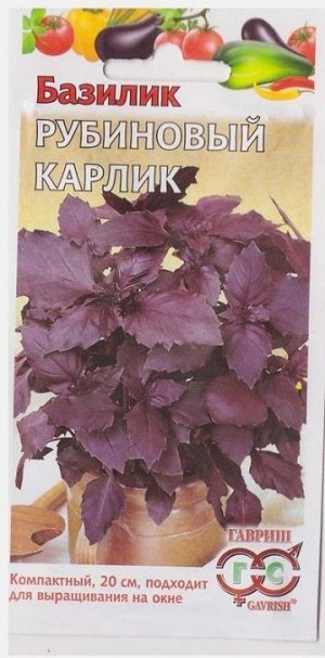 Базилик Рубиновый карлик (Код: 74131)