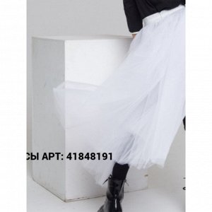 Платье со съёмным шлейфом белый, черный