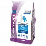 Gemon Dog Medium корм для взрослых собак средних пород тунец с рисом 3 кг