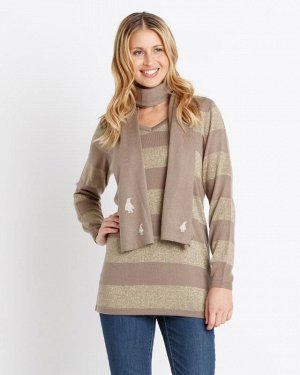 HV Сет: пуловер и шарф