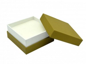 Подарочная упаковка под набор 80*80*40мм цв.олива