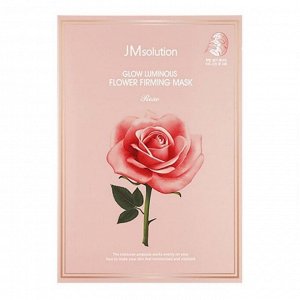 JMSolution Тканевая маска  для лица  с экстрактом дамасской розы    Glow Luminous Flower Firming Mask