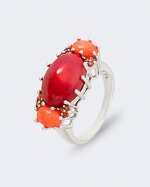 World of Gemstones. Кольцо &quot;Коралловый остров&quot;