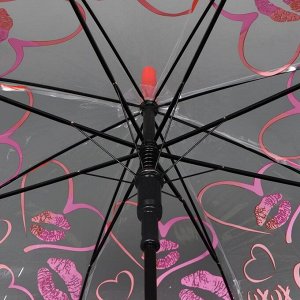 Зонт - трость полуавтоматический «Ассорти», 8 спиц, R = 40 см, цвет МИКС