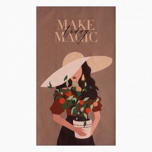 Полотенце "Этель" MAKE MAGIC 40х73 см, 100% хл, саржа 190 гр/м2