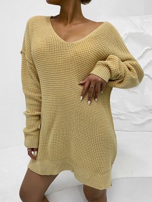 AAmilife Платье-свитер вязаный в рубчик