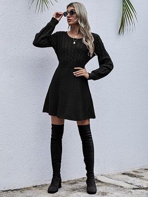 SheIn Вязаное платье-свитер