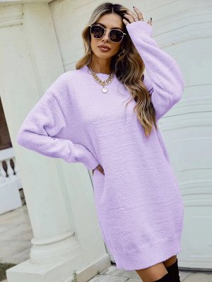 SheIn Платье-свитер без пояса