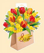 Вырубной плакат &quot;8 марта&quot;
