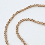 Бусины на нити шар №2 гранёный &quot;Шпинель&quot;, +/-38см, цвет коричневый