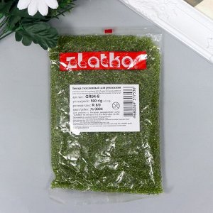 Бисер "Zlatka" 08/0 уп. 500 г салатовый