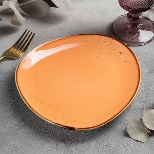 Блюдо для подачи Magistro «Церера», 20x18 см, цвет оранжевый