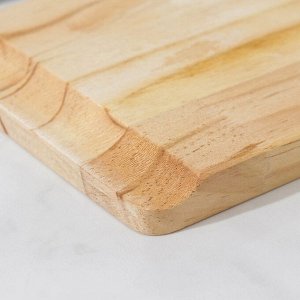 Сковорода на деревянной подставке «Гриль. Квадрат», 15,5*5 см