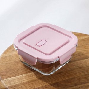 Контейнер с крышкой квадратный Cookn Freeze, 300 мл, 12x6 см, цвет МИКС