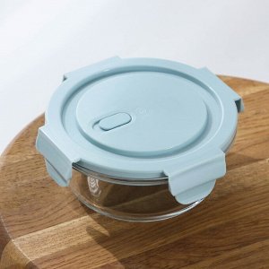 Контейнер круглый с крышкой Cookn Freeze, 370 мл, 13,5?6 см, цвет МИКС