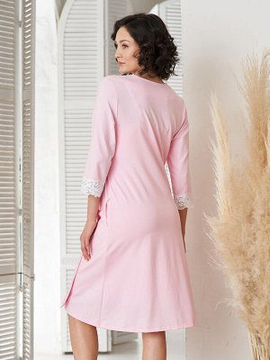 Комплект (сорочка + халат) Flavia розовый
